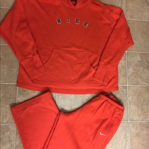 Nike sweat suit